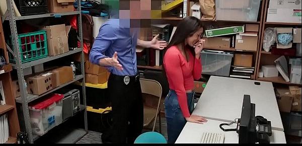  Black Friday Teen Caught & Fucked For Shoplifting